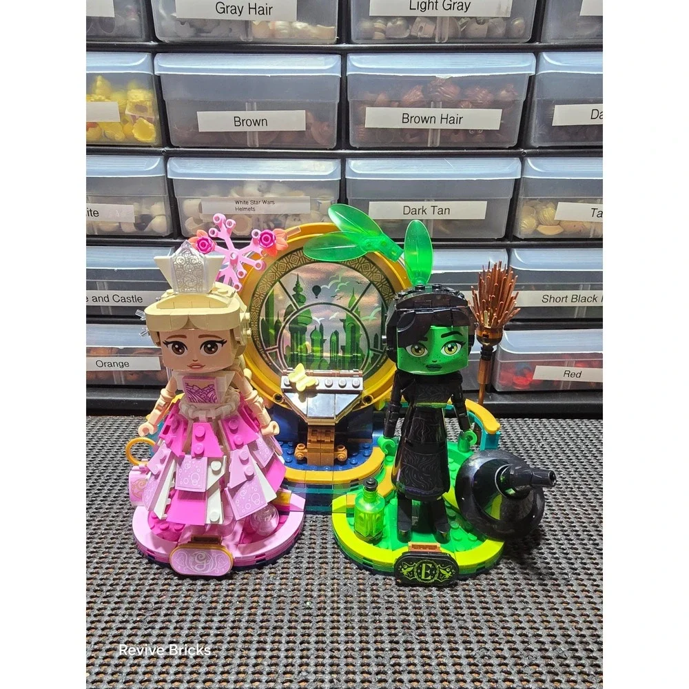 LEGO WICKED ELPHABA & GLINDA FIGURES‎ PLAYSET 75682 | 6512676 | 100% Complete